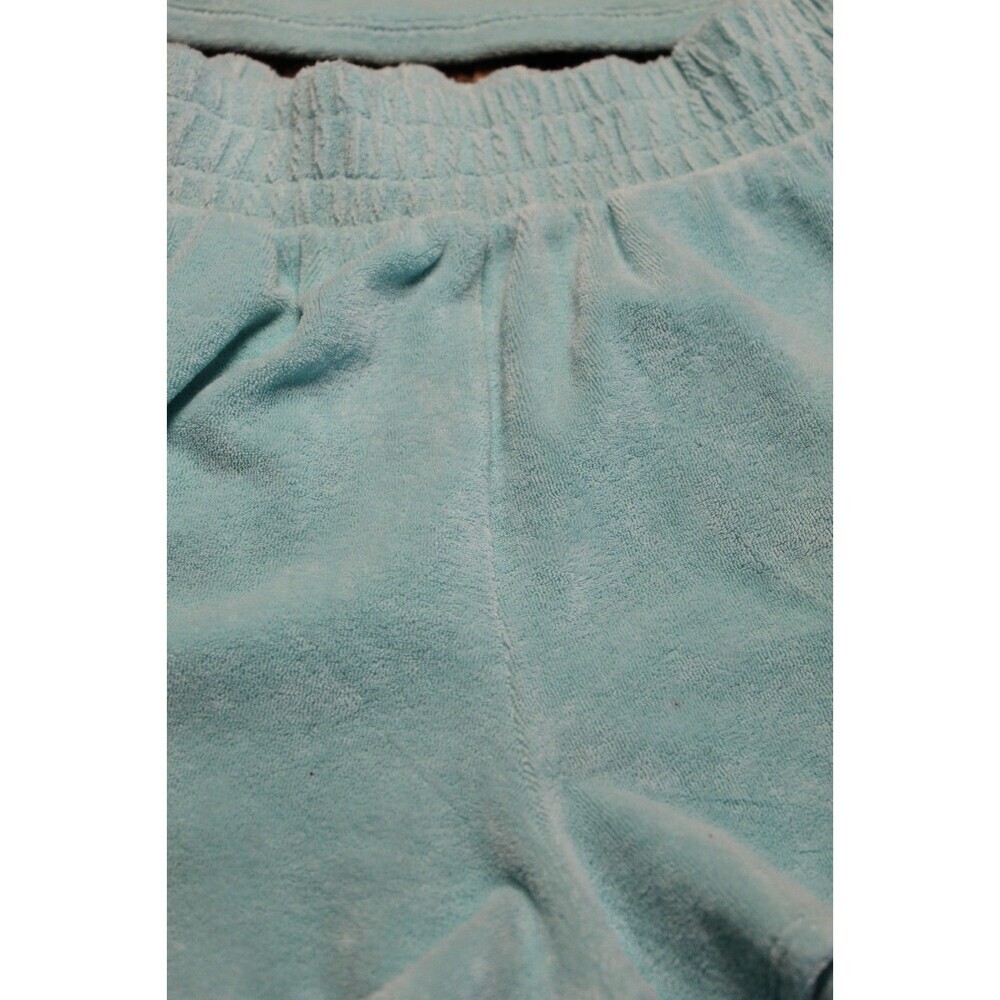 Victoria's Secret On Point Blue Terrycloth 2 Piece Short Outfit Women's Small - Picture 7 of 8
